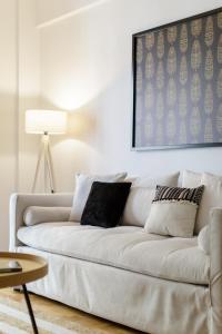 A seating area at Urban 2BD Apartment in Koukaki by UPSTREET
