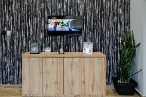 TV a/nebo společenská místnost v ubytování Apartmani Galea