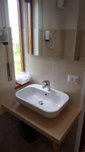 Koupelna v ubytování B&B Lo Slittone