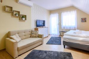 Posteľ alebo postele v izbe v ubytovaní La Maison du Calme