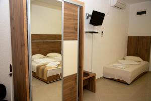 Cama ou camas em um quarto em Villa Andjelina