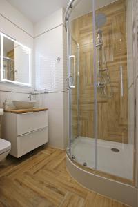 Łazienka w obiekcie Apartamenty Mikubo Wrocław