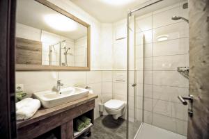 Koupelna v ubytování Appartements Rosenhof