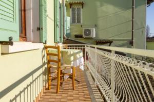 Balkon oz. terasa v nastanitvi La Colomba B&B