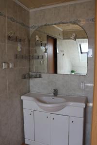 Koupelna v ubytování Hotel u Nádraží Lanžhot