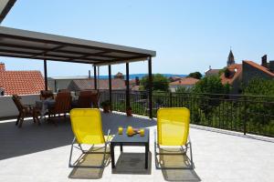 Balkón alebo terasa v ubytovaní City roof top Apartment Cambi