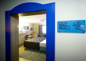 Postel nebo postele na pokoji v ubytování Ion Slow City Adult 12