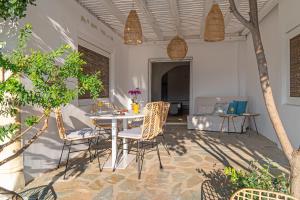 A patio or other outdoor area at Ornos Blue