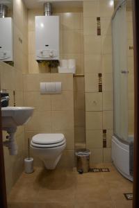 Vonios kambarys apgyvendinimo įstaigoje Apartament Joanna