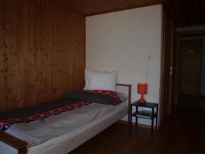 En eller flere senger på et rom på Gasthof Engelberg