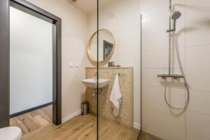 Koupelna v ubytování Sofia Boutique Hotel
