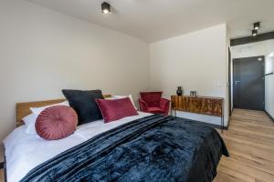 Postel nebo postele na pokoji v ubytování Sofia Boutique Hotel