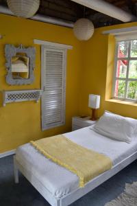 Postelja oz. postelje v sobi nastanitve Cabaña Villa del Viento