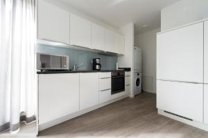 Kuchyň nebo kuchyňský kout v ubytování Ferienwohnung Wilhelmstraße
