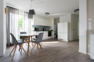Kuchyň nebo kuchyňský kout v ubytování Ferienwohnung Wilhelmstraße