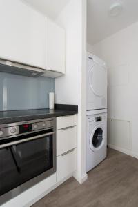 Kuchyň nebo kuchyňský kout v ubytování Ferienwohnung Wilhelmstraße