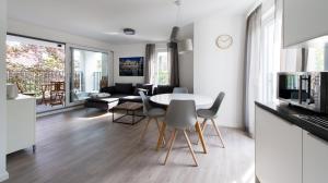 Kuchyň nebo kuchyňský kout v ubytování Ferienwohnung Wilhelmstraße