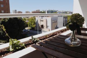 Un balcon sau o terasă la Oportocean Suites