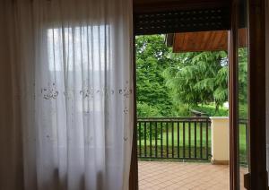 Balkón nebo terasa v ubytování B&B Piccole Dolomiti