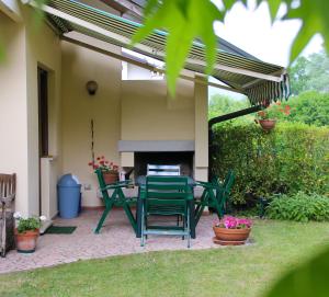 Zahrada ubytování B&B Piccole Dolomiti