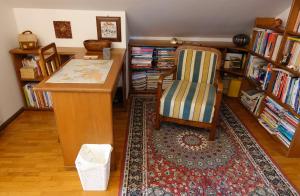 Knihovna v bed and breakfast
