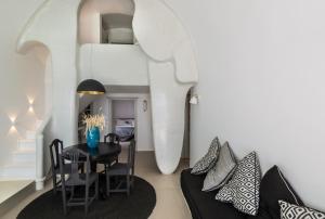 Posezení v ubytování Nefeles Luxury Suites