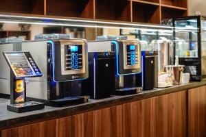 Set per la preparazione di tè e caffè presso Hotel Memories Budapest