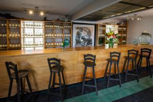Lounge nebo bar v ubytování Hospedaje Donaji