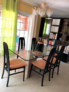 A seating area at Casa Pepe