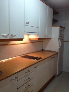 A kitchen or kitchenette at Apartamentos Turisticos Puerta de León
