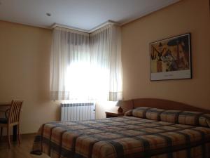 Postel nebo postele na pokoji v ubytování Apartamentos Turisticos Puerta de León