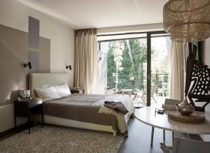 Posteľ alebo postele v izbe v ubytovaní Apartamenty DECK Jurata