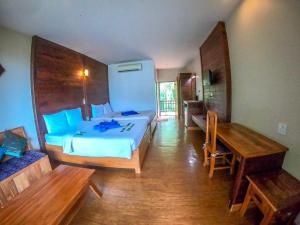 Voodi või voodid majutusasutuse The Cinnamon & SaphanSufan Resort Kohmak toas
