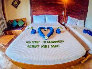 Voodi või voodid majutusasutuse The Cinnamon & SaphanSufan Resort Kohmak toas