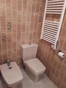 Koupelna v ubytování Chalet independiente en la Vall Fosca , Pirineo catalán