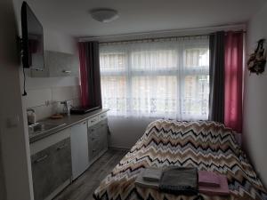 Kuchnia lub aneks kuchenny w obiekcie Leszkowo