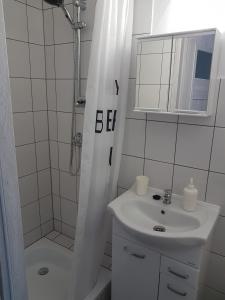 Łazienka w obiekcie Leszkowo