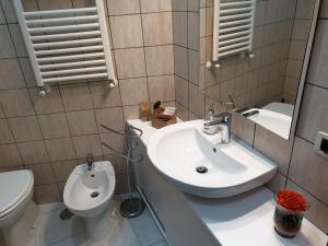 Koupelna v ubytování B&B "il Vicoletto"