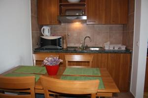 Kuchyň nebo kuchyňský kout v ubytování Apartments Villa Olga