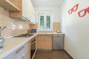 Кухня или мини-кухня в Apartments Sestanka

