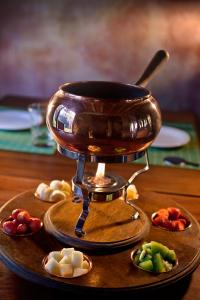Comida in lodge ou em algum lugar perto