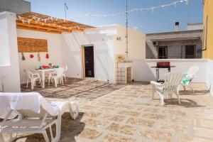 Patio nebo venkovní prostory v ubytování La Dimora al Mare