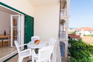 Balkón alebo terasa v ubytovaní Apartmani Juric