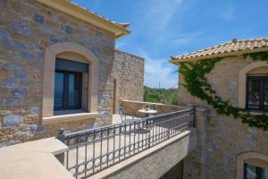 A balcony or terrace at Trochalo Villas