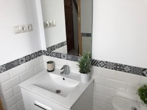Kúpeľňa v ubytovaní Apartamento Malagueta 1 Linea playa centro Malaga