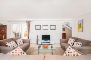 Posezení v ubytování Beach Villa Costanera in Marbella