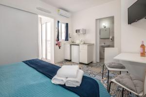 TV a/nebo společenská místnost v ubytování Valletta Ajkla Mansion