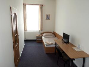 TV a/nebo společenská místnost v ubytování HOTEL STAŘÍČ