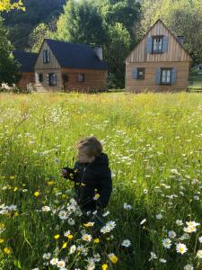 Jardín al aire libre en Les chalets d'Arrens
