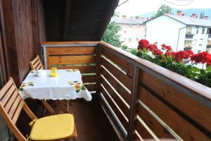 Balkón nebo terasa v ubytování Apartma Vrh